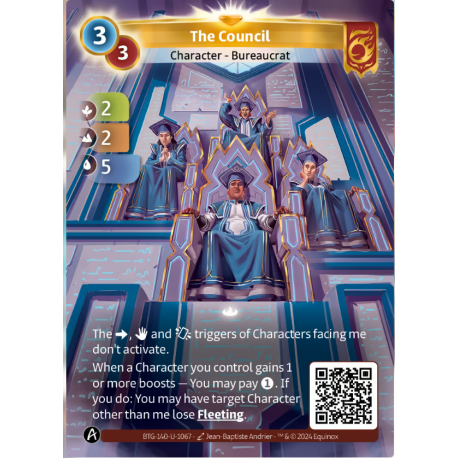 Le Conseil carte Unique Bravos Altered TCG