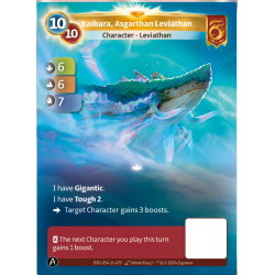 Kaibara, Léviathan Asgarthi 10-10 Carte Unique Bravos Altered TCG 