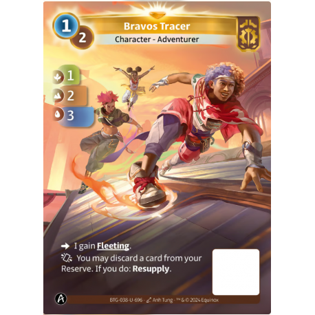 Bravos Tracer 1-2 ALT Unique Card KS Altered TCG