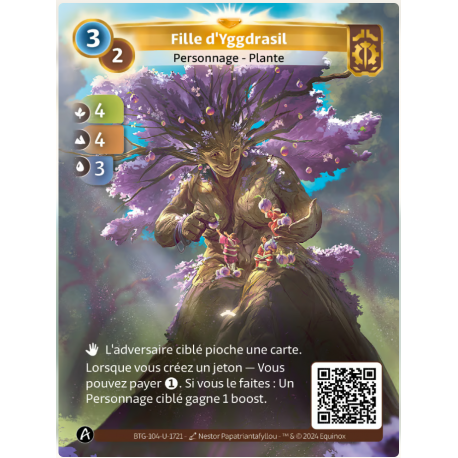 Fille d'Yggdrasil Unique Axiom Altered TCG Edition KS