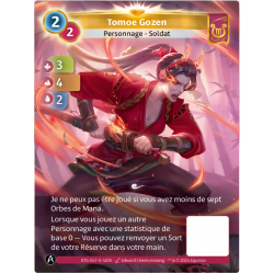 Tomoe Gozen Carte Unique Lyra Altered TCG