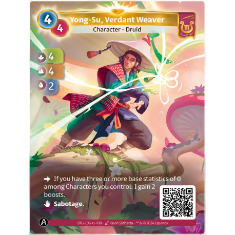 Yong-Su, Verdant Weaver Unique Card Lyra Altered TCG