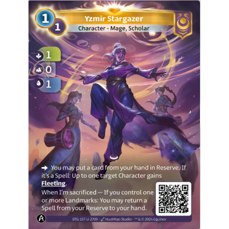 Yzmir Stargazer 1-1 Unique Card Yzmir Altered TCG 