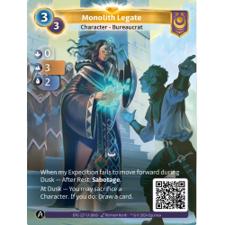 Légat du Monolithe Unique Yzmir Altered TCG