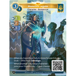 Légat du Monolithe (3-2-3) Carte Unique Ordis Altered TCG