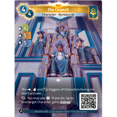 The Council 4-4 Unique Card Ordis Altered TCG