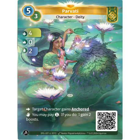 Parvati (4-0-2) Unique Card Muna Altered TCG