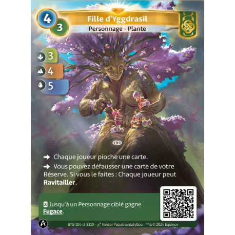 Fille d'Yggdrasil 4-3 Carte Unique Muna Altered TCG