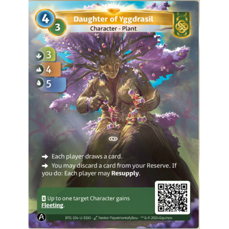 Daughter Of Yggdrasil 4-3 Unique Card Muna Altered TCG