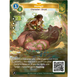 Mowgli 1-1 Carte Unique Muna Altered TCG