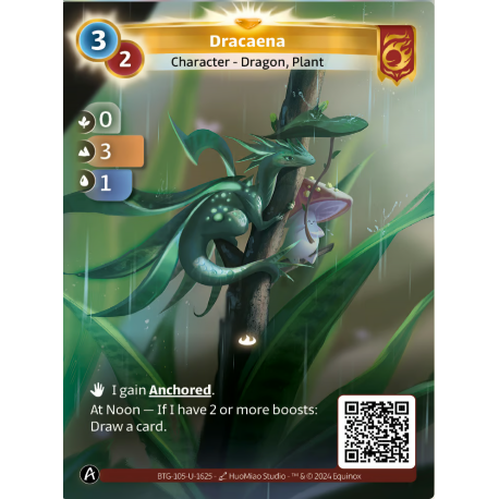 Dracaena 3-2 Unique Card Bravos Altered TCG