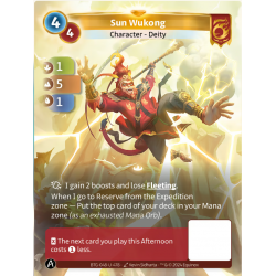 Sun Wukong 4-4 Carte Unique Bravos Altered TCG Edition KS