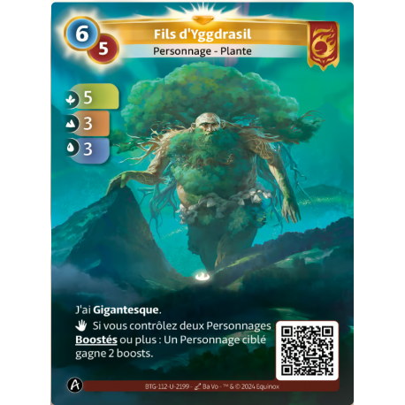 Fils d'Yggdrasil Carte Unique Bravos Altered TCG