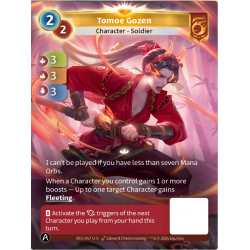 Tomoe Gozen Carte Unique Bravos Altered TCG Edition KS