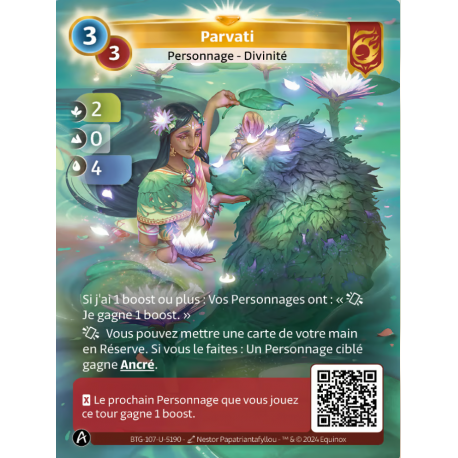 Parvati Carte Unique Bravos Altered TCG Edition KS