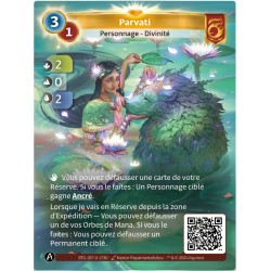 Parvati 3/1 Carte Unique Bravos Altered TCG