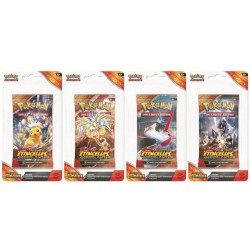 x 4 Boosters Pokémon Etincelles Déferlantes Pokémon - ARTSET Blister - EV8.5