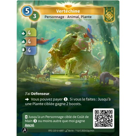 Vertéchine (4-4-4) Carte Unique Muna Altered TCG 