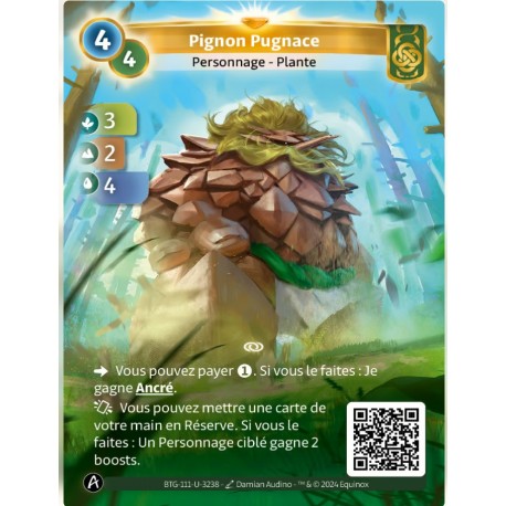 Pignon Pugnace 4-4 Carte Unique Muna Altered TCG 