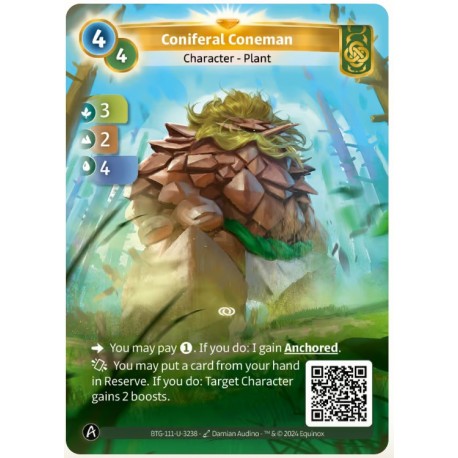 Coniferal Coneman 4-4 Unique Card Muna Altered TCG 