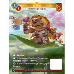 Tanuki Carte Unique Bravos Altered TCG