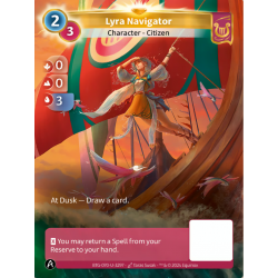 Navigatrice Lyra 2/3 Carte Unique Lyra Altered TCG