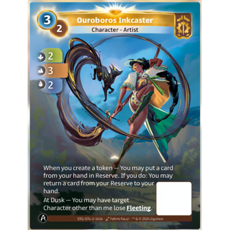 Ouroboros Inkcaster Unique Card Lyra Altered TCG