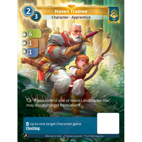 Haven Trainee Unique Card Ordis Altered TCG