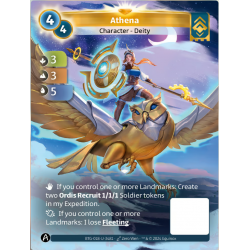 Athena ALT Carte Unique Ordis Altered TCG