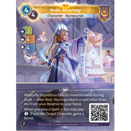 Ordis Attorney 4-4 Unique Yzmir Altered TCG