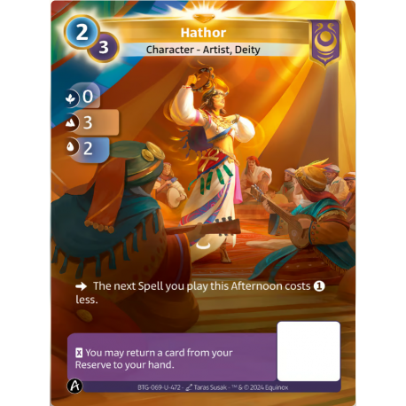 Hathor Unique Card Yzmir Altered TCG