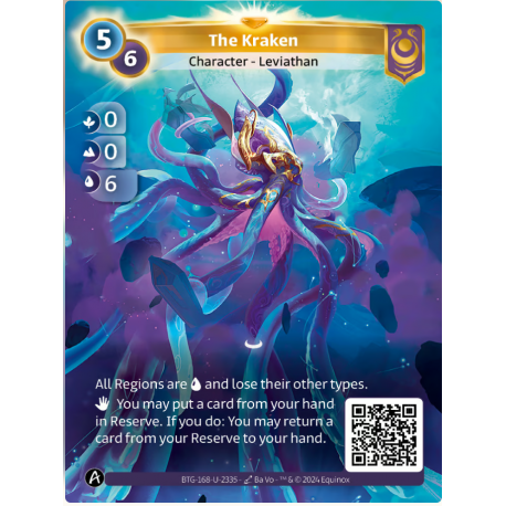 The Kraken 5-6 Unique Yzmir Altered TCG