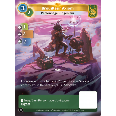 Brouilleur Axiom (1-4-2) Carte Unique Muna - Altered TCG - Edition KS