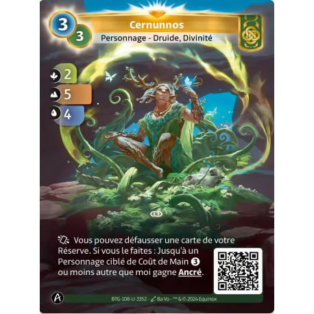 Cernunnos (2-5-4) Unique Carte Muna Altered TCG