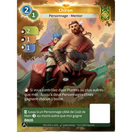 Chiron (2-1-1) Carte Unique Muna Altered TCG