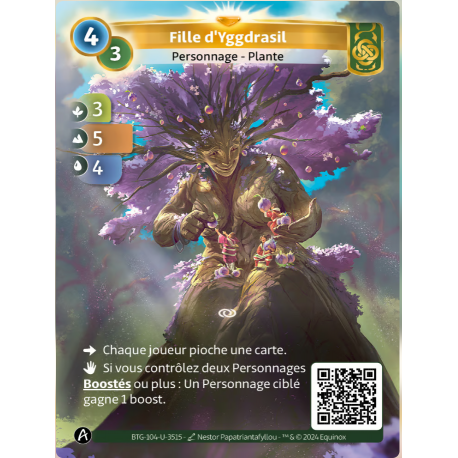 Fille d' Yggdrasil (3-5-4) Carte Unique Muna Altered TCG