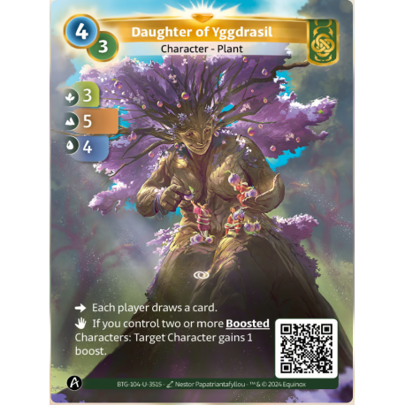 Daughter Of Yggdrasil (3-5-4) Unique Muna Altered TCG