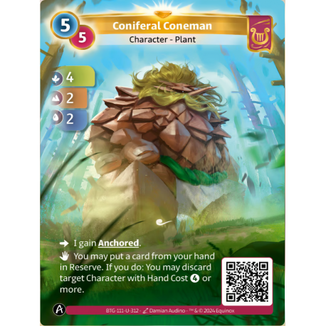 Coniferal Coneman (4-2-2) Unique Lyra Altered TCG