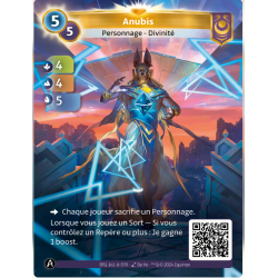 Anubis (4-4-5) ALT FOIL Carte Unique Yzmir Altered TCG