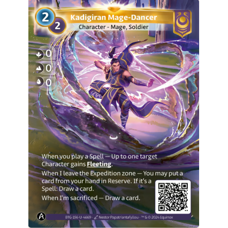 Kadigiran Mage-Dancer (0-0-0) Unique Yzmir Altered TCG