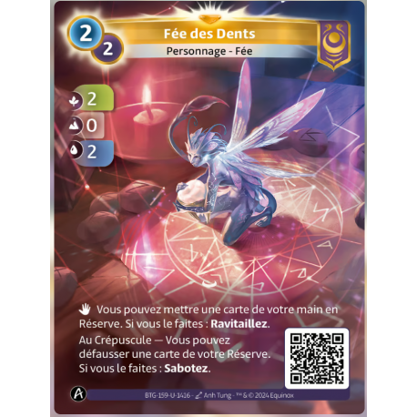 Fée des dents (2-0-2) Unique Yzmir Altered TCG