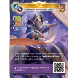 Thot (4-4-2) Unique Yzmir Altered TCG Edition KS