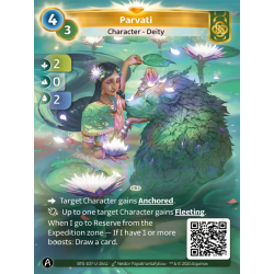 Parvati (2-0-2) Carte Unique Muna Altered TCG