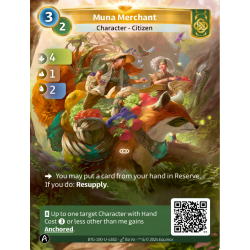 Marchand Muna (4-1-2) Carte Unique Muna Altered TCG