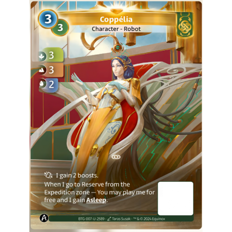 Coppélia (3-3-2) Unique Card Muna Altered TCG