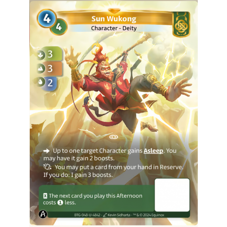 Sun Wukong (3-3-2) Unique Card Muna - Altered TCG