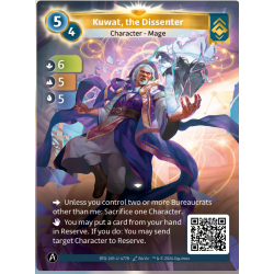 Kuwat, Le Dissident (6-5-5) Unique Ordis Altered TCG