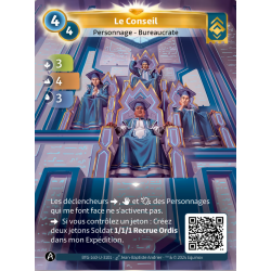 Le Conseil (3-4-3)Carte Unique Ordis Altered TCG