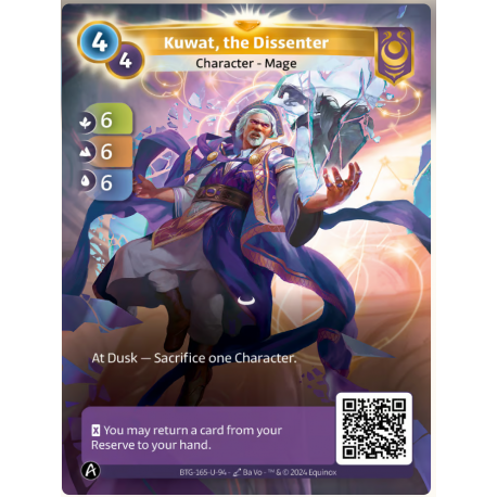 Kuwat, The Dissenter (6-6-6) Unique Yzmir - Altered TCG - Edition KS