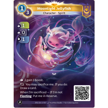 Moonlight Jellyfish (1-0-1) Unique Yzmir - Altered TCG